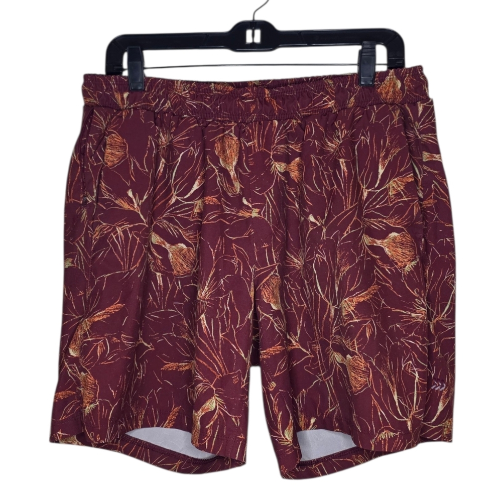 All In Motion Floral Graphic Atletic Shorts Size Large